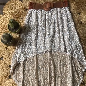 ✰ Rue 21 High-low Lace Skirt ✰
